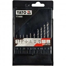 Set 10 burghie pentru metal 1.5 - 6.0 mm Yato YT-4..